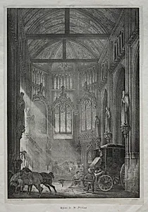 Church of St. Nicholas, Rouen by Charles Louis Lesaint (French, 1795–after 1843)