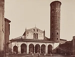 Church with Round Tower, Pompeii, Italy by Unknown Artist