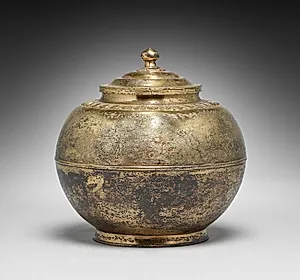Cinerary Urn with Amida's Pure Land by Unknown Artist