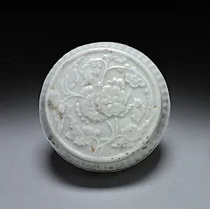 Circular Box: Qingbai Ware (lid) by Unknown Artist