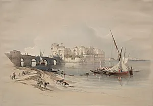Citadel of Sidon by David Roberts (Scottish, 1796–1864)