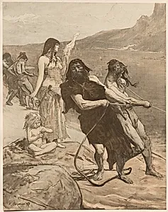Cité Lacustre by Fernand Cormon (French, 1845–1924)