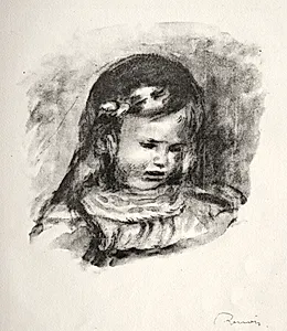 Claude Renoir, la tête baissée by Pierre-Auguste Renoir (French, 1841–1919)