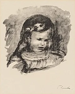 Claude Renoir, the Head Lowered (Claude Renoir, la tête baissée) by Pierre-Auguste Renoir (French, 1841–1919)