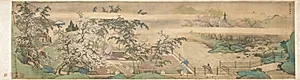 Cleansing Medicinal Herbs in the Stream on a Spring Day by Yu Zhiding (Chinese, 1647–c. 1716)