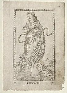 Clio (history) (from the Tarocchi series D:  Apollo and the Muses, #19)