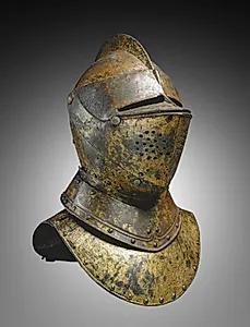 Close Helmet (from a funerary achievement?) by Unknown Artist