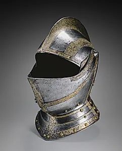 Close Helmet (from a Small Garniture, perhaps for Siegmund Friedrich, Freiherr von Herbertstein [d.1621]) by Unknown Artist