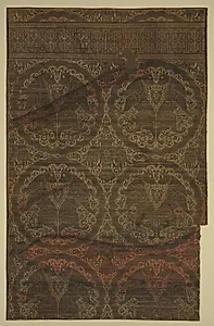 Cloth of gold with felines and eagles by Unknown Artist