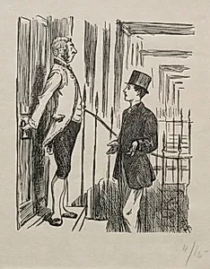 Coelebs in Search of a Mulready Envelope by George Louis Palmella Busson Du Maurier (British, 1834–1896)