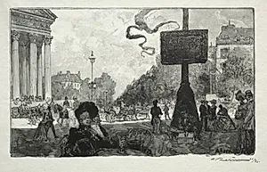Coin de la Rue Royale by Auguste Louis Lepère (French, 1849–1918)