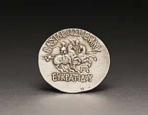 Coin of Eukratides I by Unknown Artist