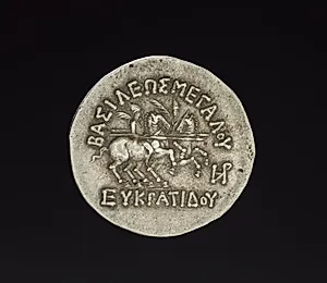 Coin of Eukratides I by Unknown Artist
