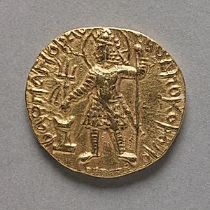 Coin of Kushan King Vasudeva I (obverse) by Unknown Artist