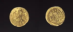 Coin of Kushan King Vasudeva II by Unknown Artist