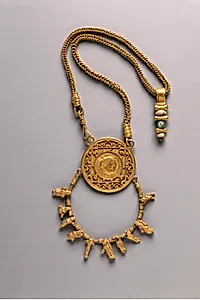 Collar with Medallion and Pendant by Unknown Artist