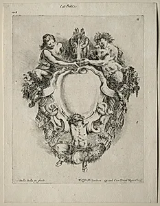 Collection of Various Caprices and New Designs of Cartouches and Ornaments:  No 11 by Stefano Della Bella (Italian, 1610–1664)
