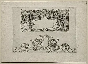 Collection of Various Caprices and New Designs of Cartouches and Ornaments:  No 16 by Stefano Della Bella (Italian, 1610–1664)