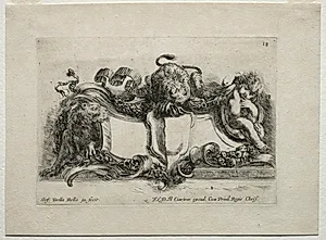 Collection of Various Caprices and New Designs of Cartouches and Ornaments:  No 18 by Stefano Della Bella (Italian, 1610–1664)