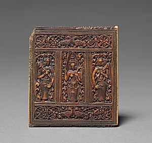Comb with Devi and Attendants by Unknown Artist