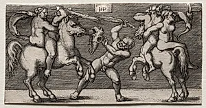 Combat of Three Men