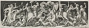 Combats and Triumphs by Etienne Delaune (French, 1518/19-c. 1583)