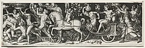 Combats and Triumphs by Etienne Delaune (French, 1518/19-c. 1583)
