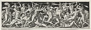 Combats and Triumphs by Etienne Delaune (French, 1518/19-c. 1583)