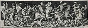 Combats and Triumphs by Etienne Delaune (French, 1518/19-c. 1583)