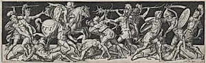 Combats and Triumphs No. 10 by Etienne Delaune (French, 1518/19-c. 1583)