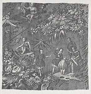 Copperplate Printed Textile