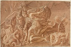 Copy after Primaticcio's Juno Awakening Sleep