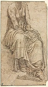 Copy of a Roman Statue of a Seated Woman by Domenico Ghirlandaio (Italian, 1449–1494)