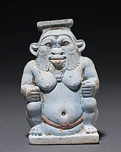 Cosmetic Jar in the Form of the God Bes by Unknown Artist