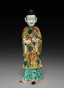 Court Lady Holding a Sheng by Unknown Artist