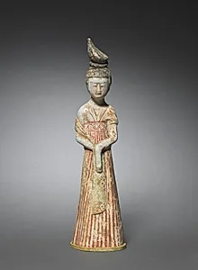 Court Lady with High Chignon by Unknown Artist