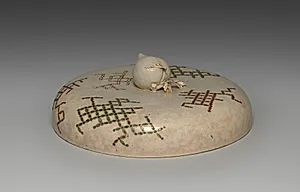 Cover for a Bowl with Seven Treasures by Seifū Yohei II (Japanese, 1844–1878)