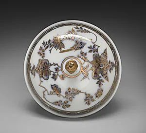 Cover for a Broth Bowl by Meissen Porcelain Factory (German, est. c. 1710)