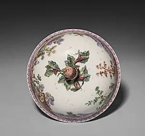 Cover for a Sugar Bowl by Vincennes Porcelain Manufactory (French, 1740–1756)
