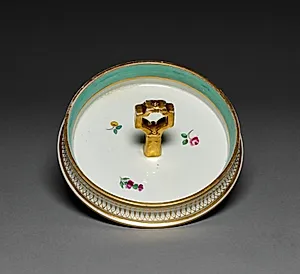 Cover for an Ice Pail by Derby (Crown Derby Period) (British)