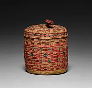 Covered Basket by Unknown Artist