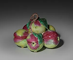 Covered Box in the Form of Apples