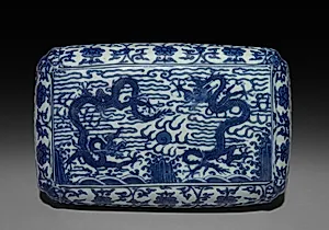 Covered Box with Dragons by Unknown Artist