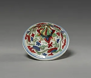 Covered Jar (lid) by Unknown Artist