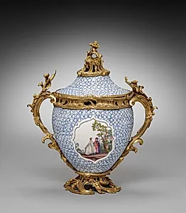 Covered Vase (1 of 2) by Meissen Porcelain Factory (German, est. c. 1710)