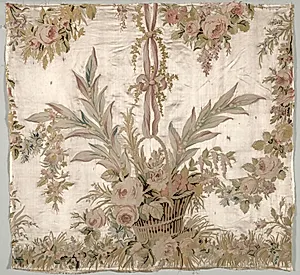 Coverlet Fragment by Philippe de Lasalle (French, 1723–1805)