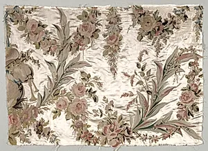 Coverlet Fragment by Philippe de Lasalle (French, 1723–1805)