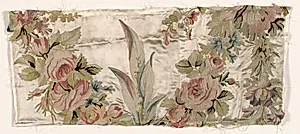 Coverlet Fragment by Philippe de Lasalle (French, 1723–1805)