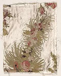 Coverlet Fragment by Philippe de Lasalle (French, 1723–1805)