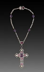 Cross Pendant by Frances Barnum (American)